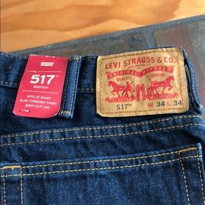 Men’s brand new 517 jeans 34x34